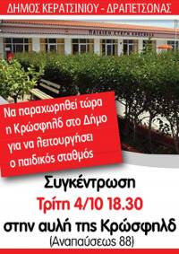 ΣΥΓΚΕΝΤΡΩΣΗ ΔΙΑΜΑΡΤΥΡΙΑΣ ΣΤΟΝ ΠΑΙΔΙΚΟ ΣΤΑΘΜΟ ΚΡΩΣΦΗΛΔ